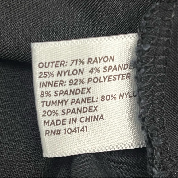 Lady Hagen Size 16 black skort with back patch pocket Stretch Golf - Picture 5 of 8